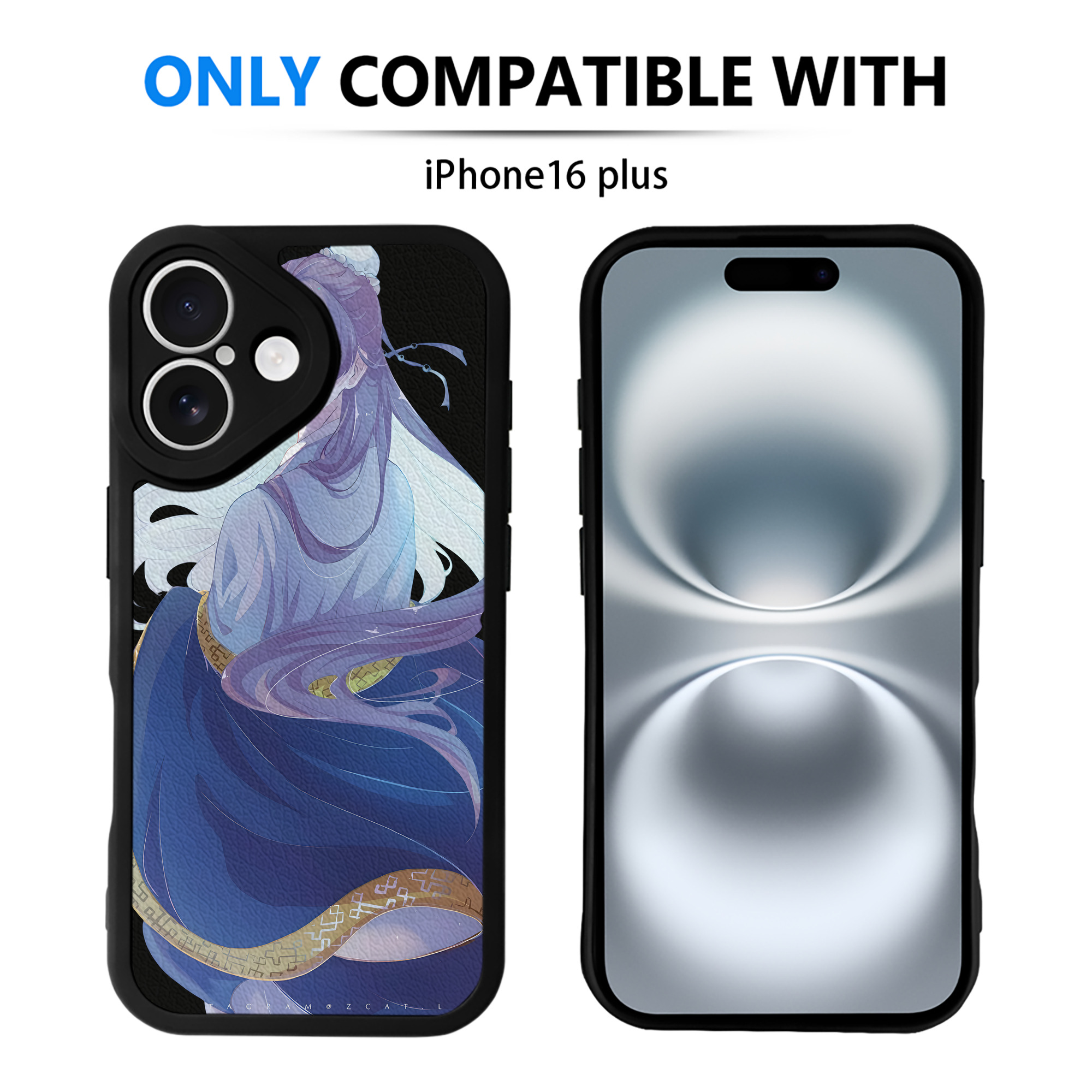 （画像用） 薬屋のひとりごと The Apothecary Diaries 【iPhone 16シリーズ対応】シリコンスマホケース（レザー調） 材質：シリコン